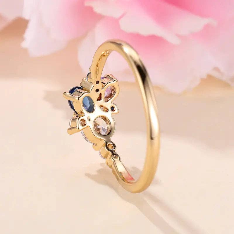 Boho Zirconia fingerring