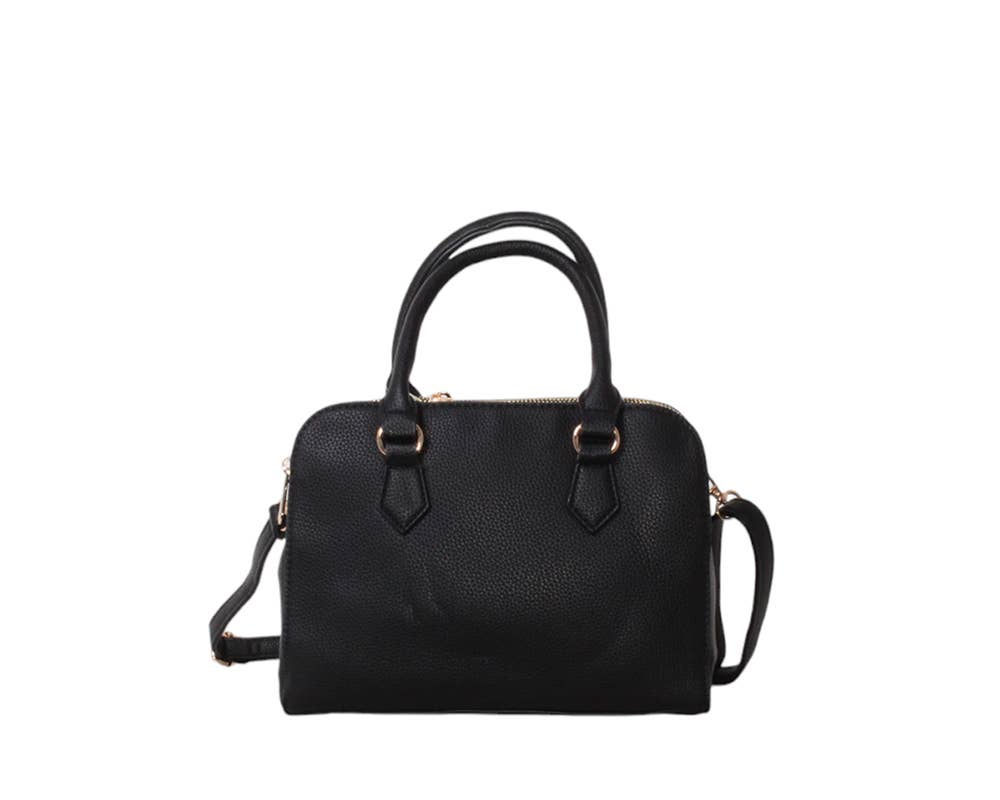 Crossbody-taske med 3 rum - ny kollektion: Sort