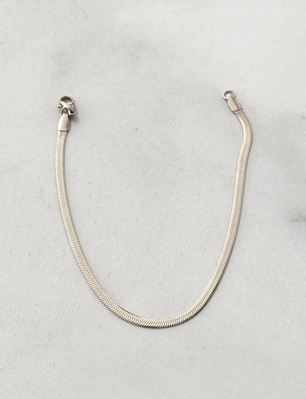 Cassette Barcelona - Italiensk kædearmbånd i rustfrit stål: Silver / 2mm
