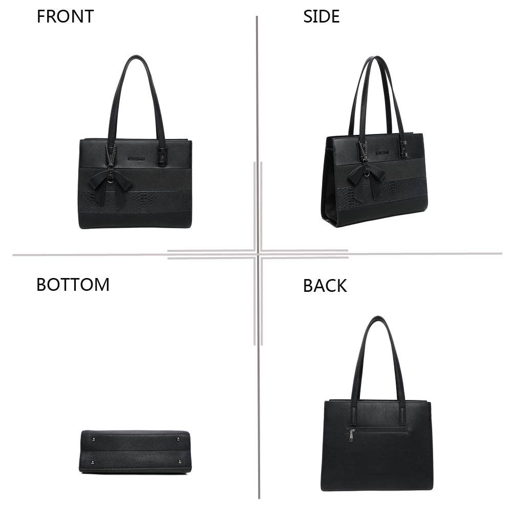 Elegance shopper med Sløjfe