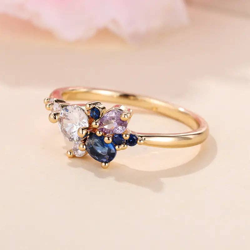 Boho Zirconia fingerring