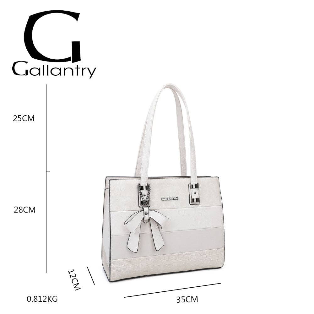 Elegance shopper med Sløjfe
