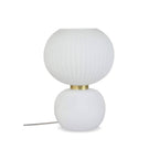 Adonis bordlampe lille hvid D20 H28 cm