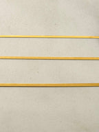 Cassette Barcelona - Italiensk kædearmbånd i rustfrit stål: Gold / 2mm