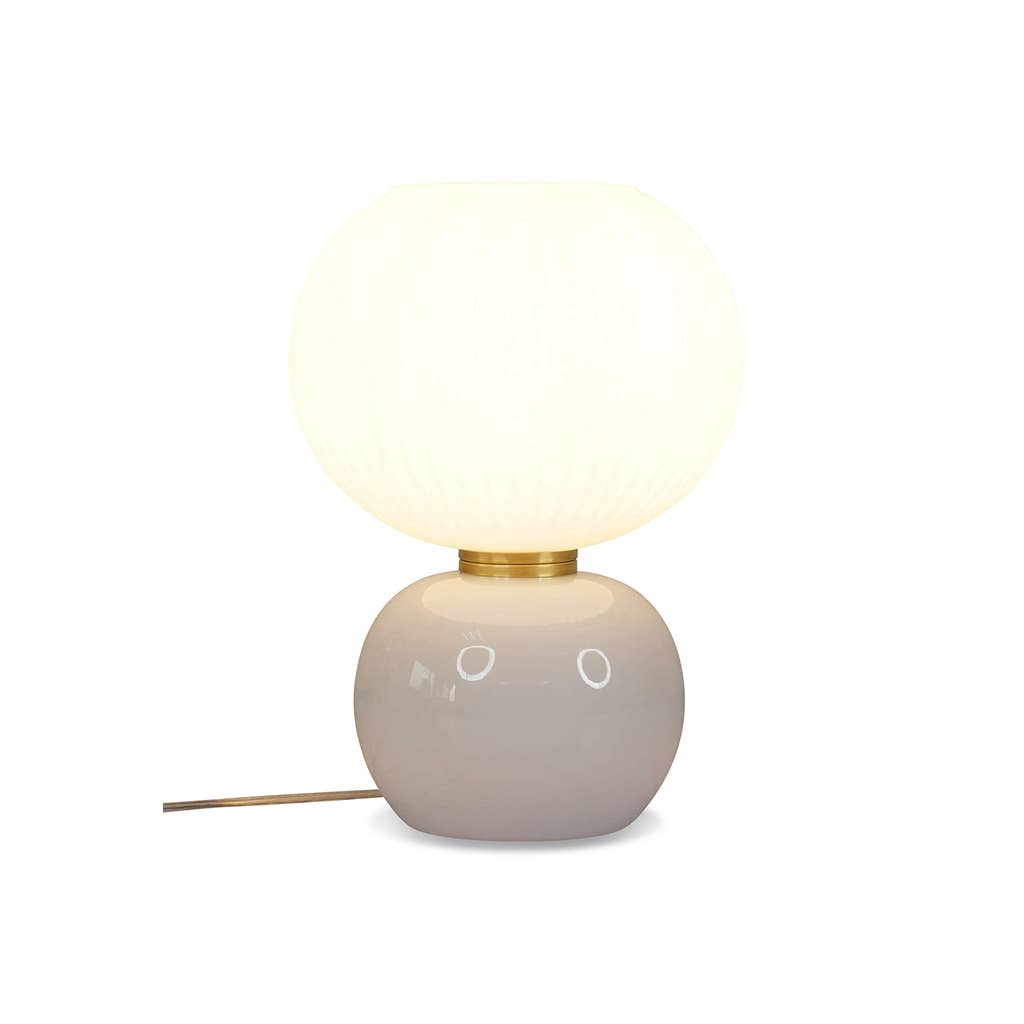 Adonis bordlampe lille hvid D20 H28 cm