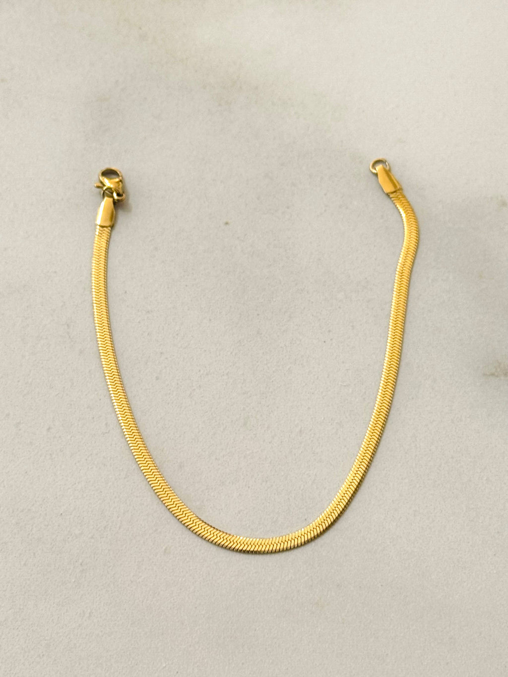 Cassette Barcelona - Italiensk kædearmbånd i rustfrit stål: Gold / 2mm