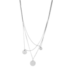 Theia Triple Dot halskæde Silver Plating