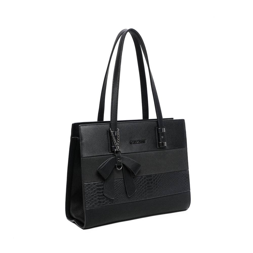 Elegance shopper med Sløjfe