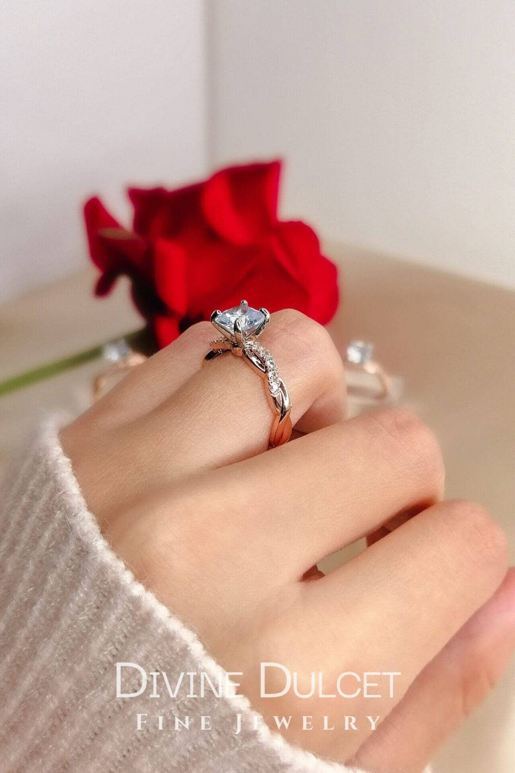 "Cinderella" | 18 karat solitærring: 5