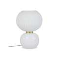 Adonis bordlampe lille hvid D20 H28 cm